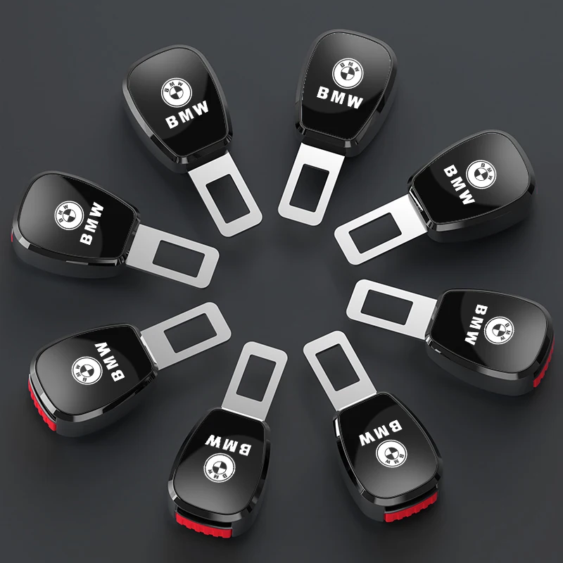 Car Interior Seat belt Clip Metal Extenders Car Accessories For BMW Performance E46 E90 F10 F30 X3 F20 E46 E60 E70 E39 Car view 3
