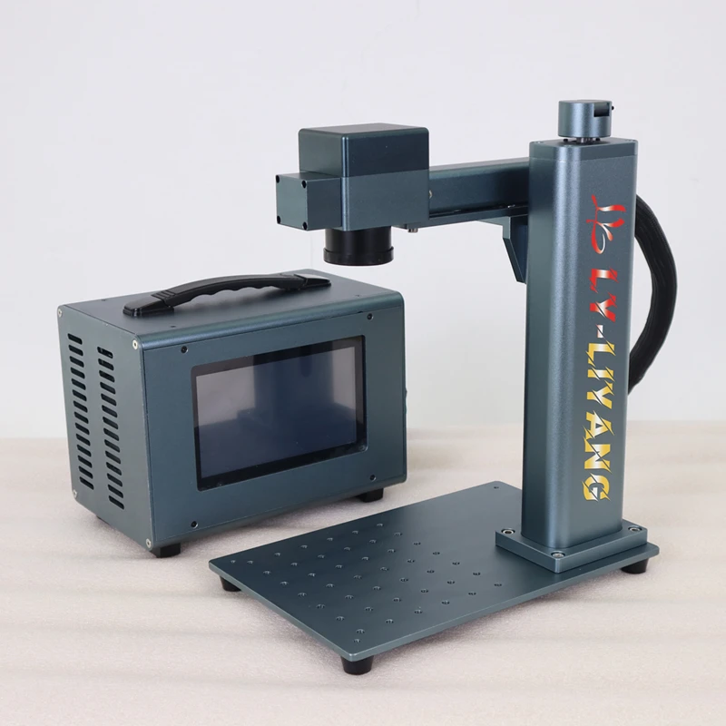 

Fiber Laser Marking Machine 20W 30W 50W Metal Engraving with Wireless Handheld 2-in-1 Tabletop Lithium Battery Powered