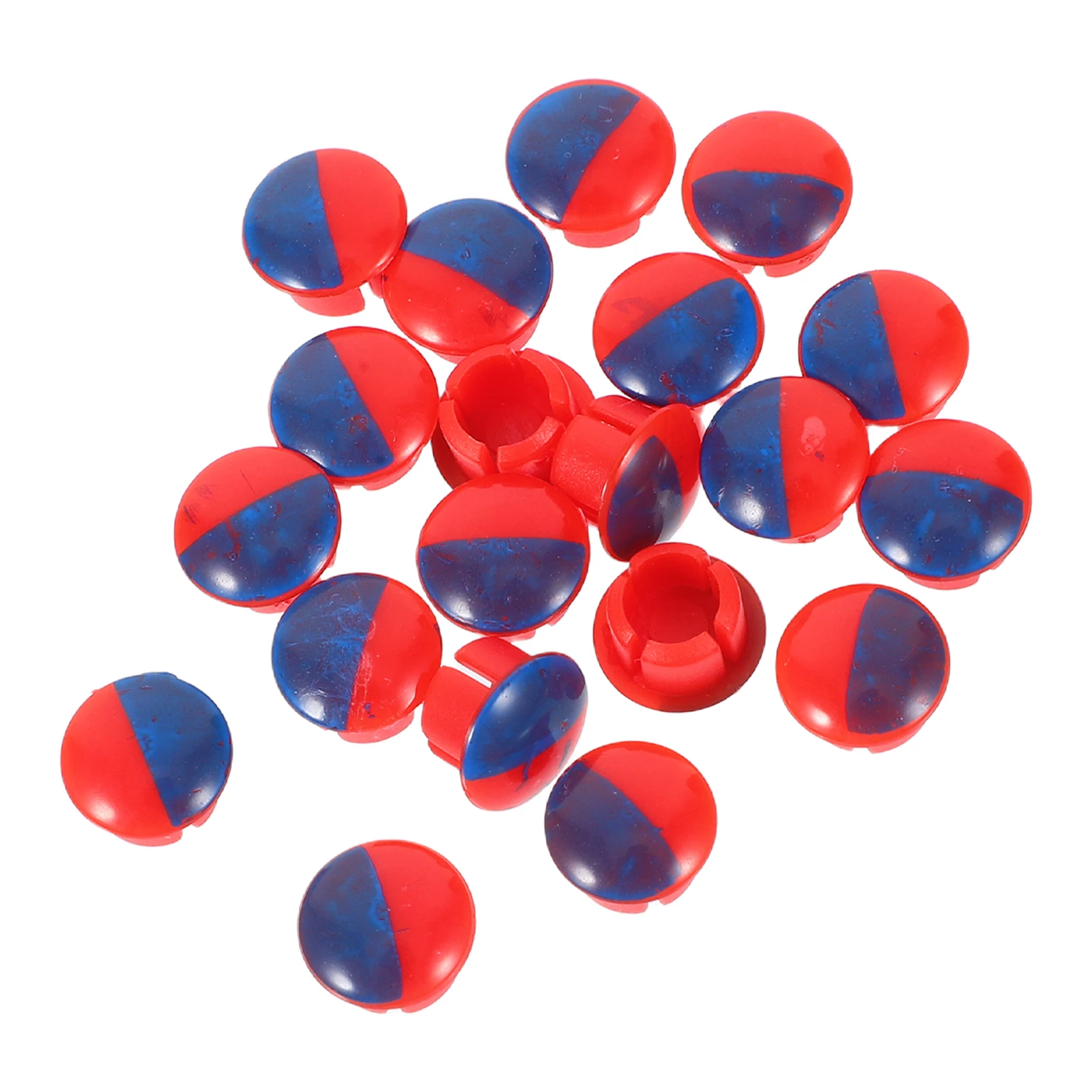 

20pcs Faucet Cap Sign Red Blue Decorative Cover Hot Cold Indicator for Bathroom Kitchen Tap Water Signs Labels