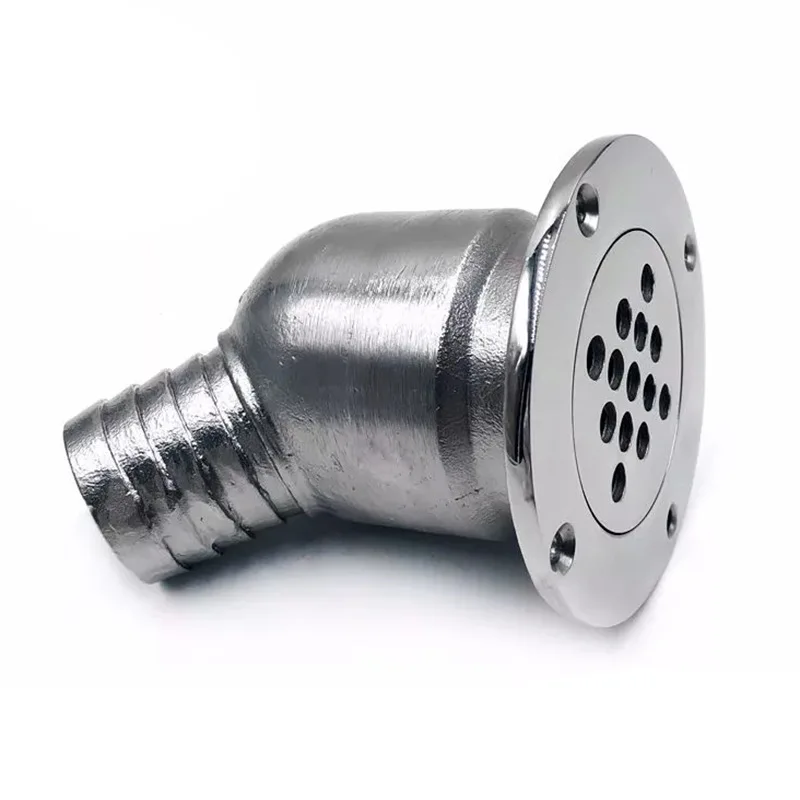 Yacht Accessories Marine Stainless Steel Floor Drain 316 Stainless Steel Floating Ball Floor Drain Marine Anti-Reverse