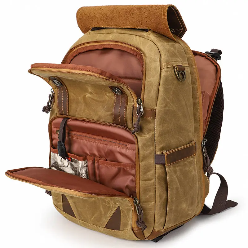 

Outdoor liner photography bag retro waterproof canvas computer bag
