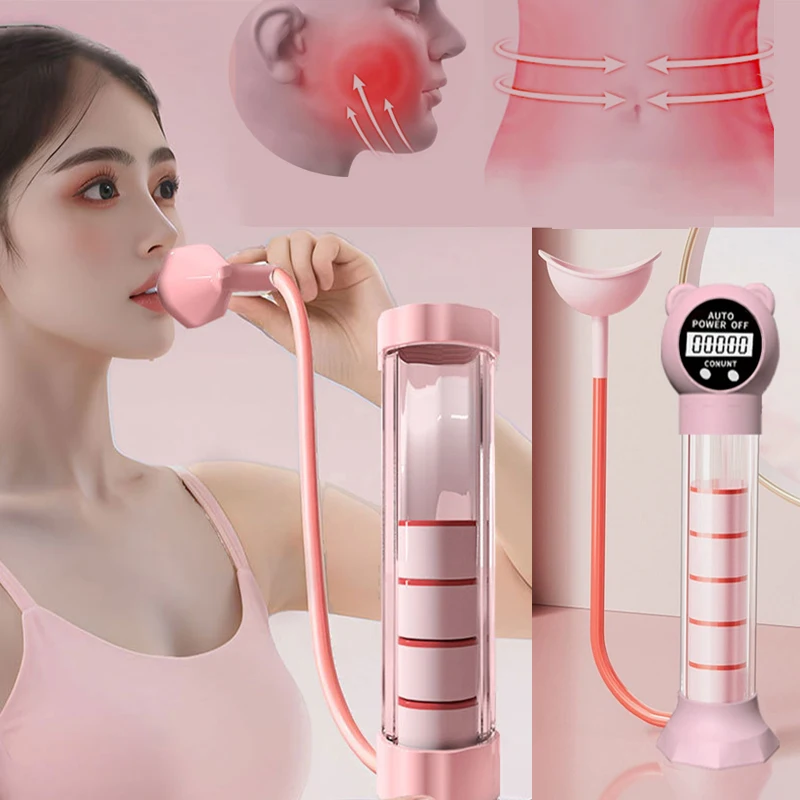 

Тренажер для дыхательных гантелей, тренажер для мышц живота, дыхание жизненной емкости, упражнения для мышц тазового дна, тренажер для лица