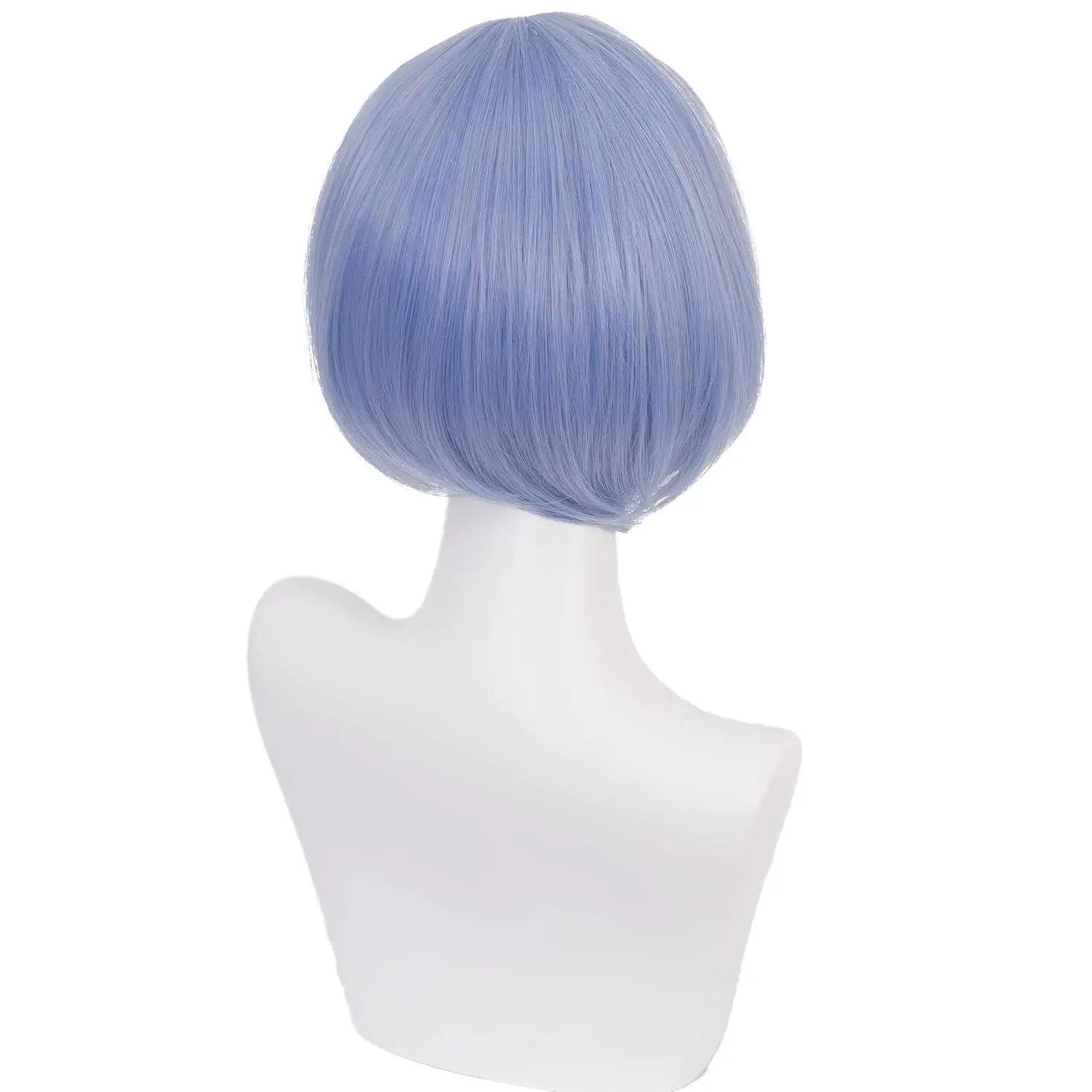 Sky Pink Short Bob-wig Rem Ram Cosplay Wigs Anime RE ZERO Starting Life in Another World Short Straight Hair