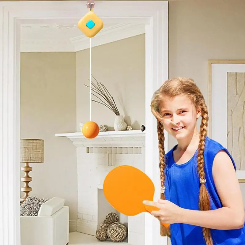 Indoor Square Tischtennis-Trainer-Set, Pong, Eltern-Kind-Spiele, tragbares Tür-Pong-Trainingsset für Kinder, verbessert die Reaktion