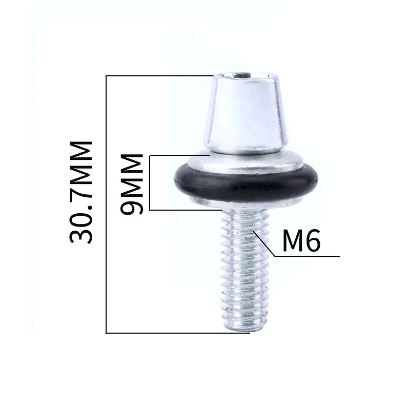 MUQZI Bicycle Brake Cable Adjuster Screw  Clamp Fine Adjustment M6 aluminum alloy Bolt Fixed Gear Road Bike