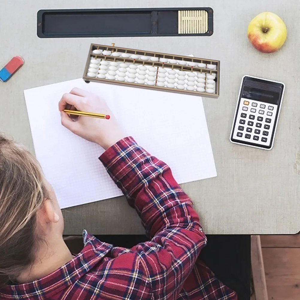 Herramienta matemática de ábaco para niños, estudiantes, juguete educativo, calculadora aritmética, dispositivos de conteo, accesorios de aprendizaje, 2 uds.