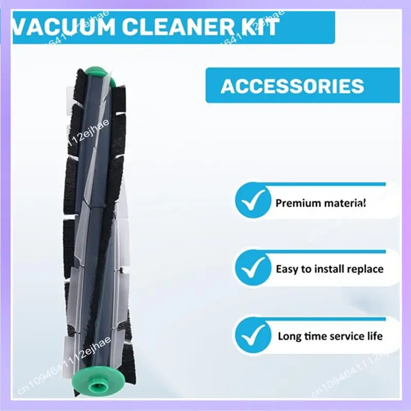 N83R 2 Pcs For Vorwerk VR200 / VR300 Roller Rubber Brush Replacement Robot Vacuum Cleaner Spare Parts Accessories