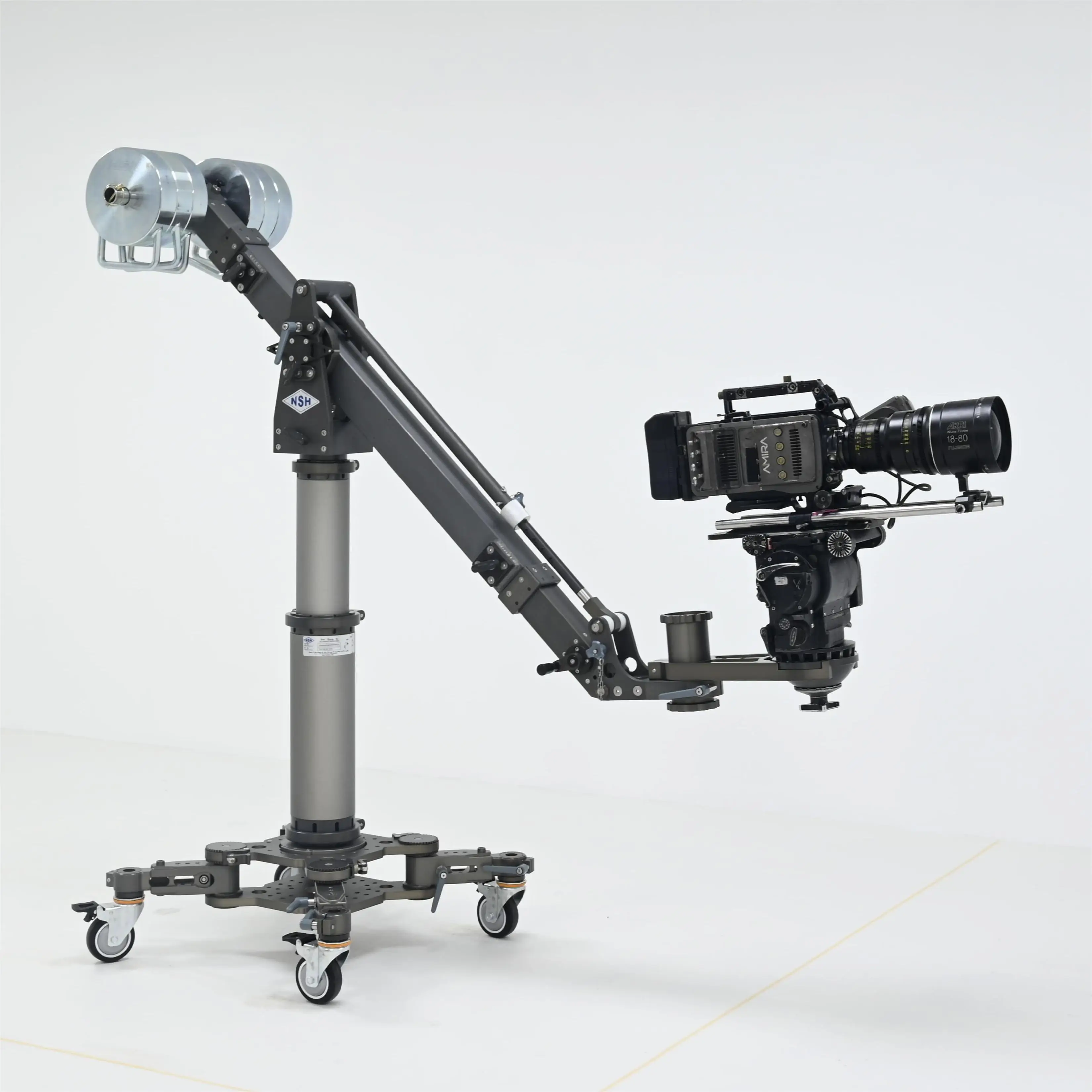 NSH 7600 Jimmy Jib Crane Telescopic Arm Cameras Accessories Filming Equipment For Video Shooting