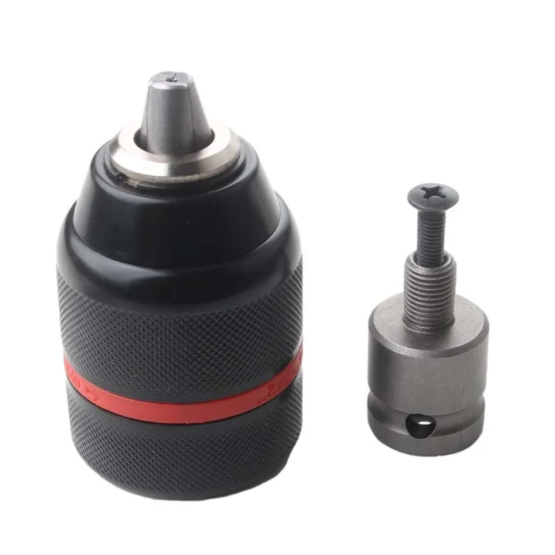 2-20UNF2-13mm Keyless Metal Drill Chuck Quick Change Adapter For SDS-Plus Shank Mini Drill Chuck Adapter Hardware