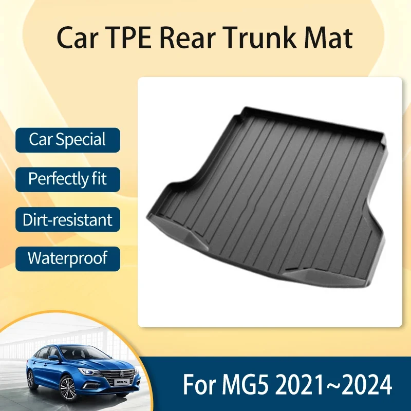 

Car Rear Trunk Mats For MG5 GT Sedan 2021 2022 2023 2024 Anti-dirty Car Trunk Storage Pads Carpet Mud Auto Accessories Interior