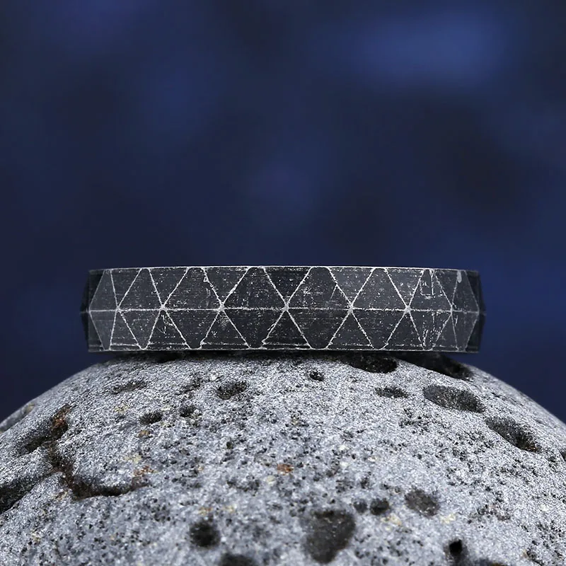 Fashion Retro 2023 New 316L Stainless Steel Creative Style Viking Norse Triangular Ring For Teens Jewelry Valentine\'s day Gift