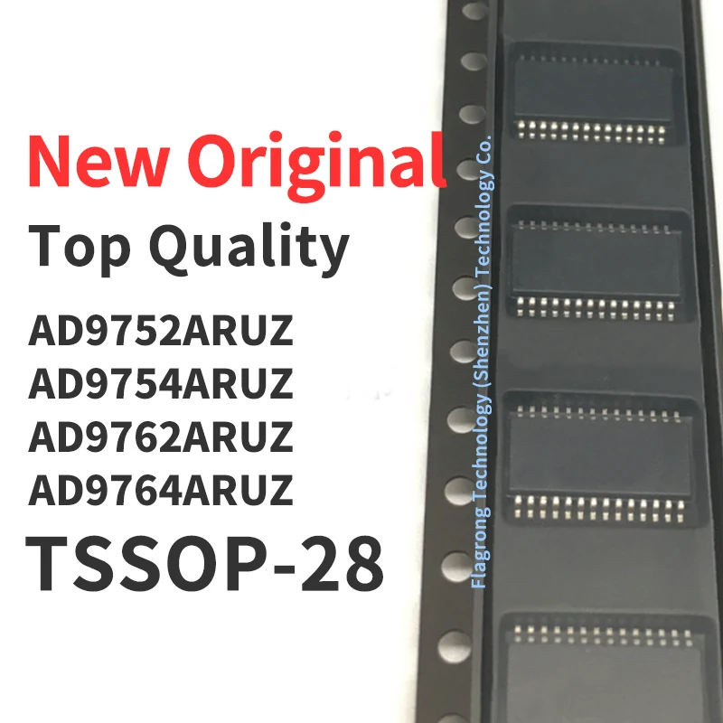 1 Piece AD9752ARUZ AD9754ARUZ AD9762ARUZ AD9764ARUZ TSSOP-28 Chip IC New Original