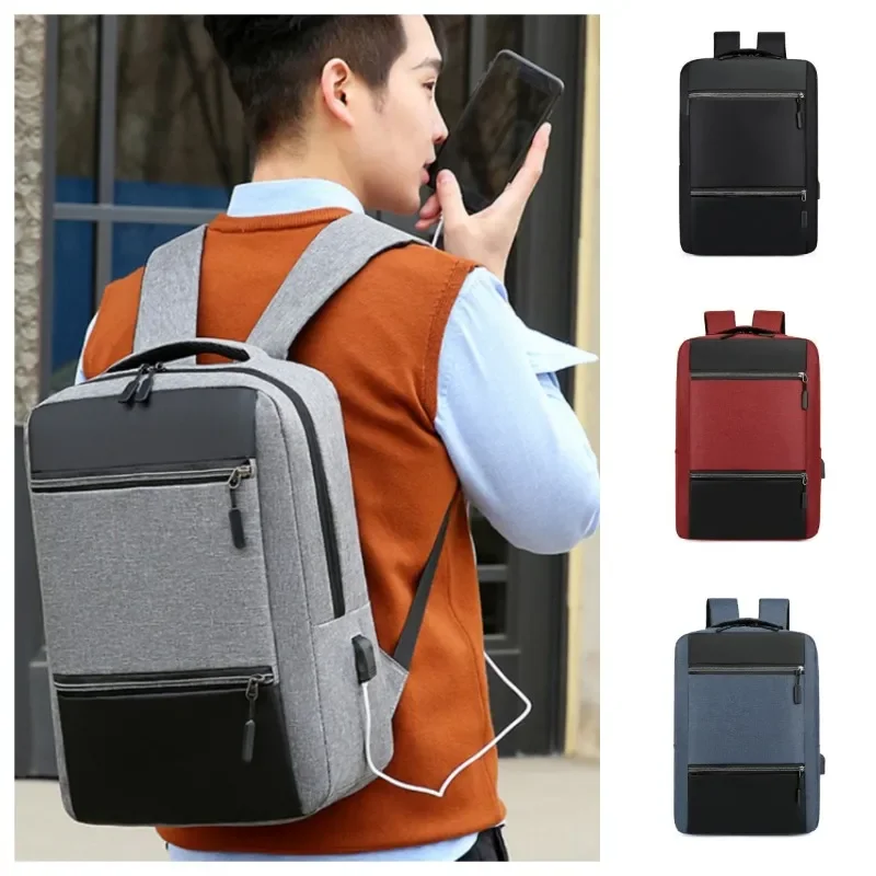 

Travel Laptop Backpack Men's Business Daily Bag Large Capacity College Student Waterproof Anti-theft Schoolbag Computer Bag