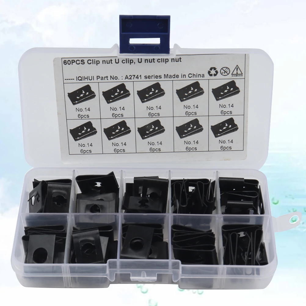 

U-shaped Reed Nut Fastener Motorcycle Screws Spring Nuts Clips Trim Fasteners Clamp Body Panel