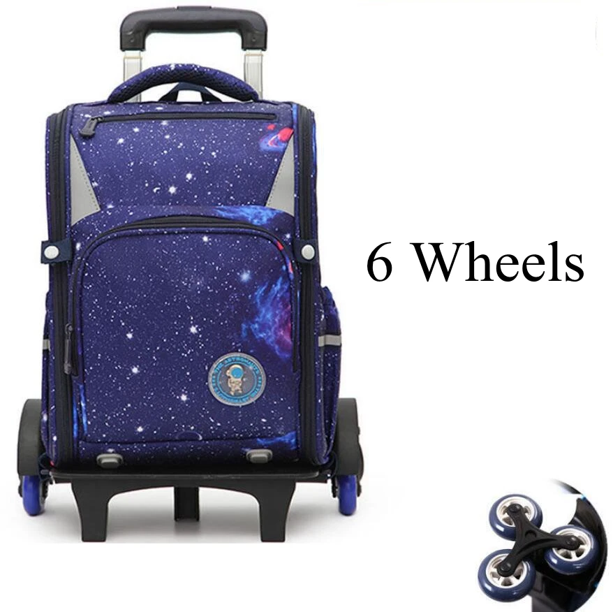 Kids School Trolley Bags for girls School Rolling Backpack for boys Elementary School Bookbag Satchel wheels Trolley Luggage Bag