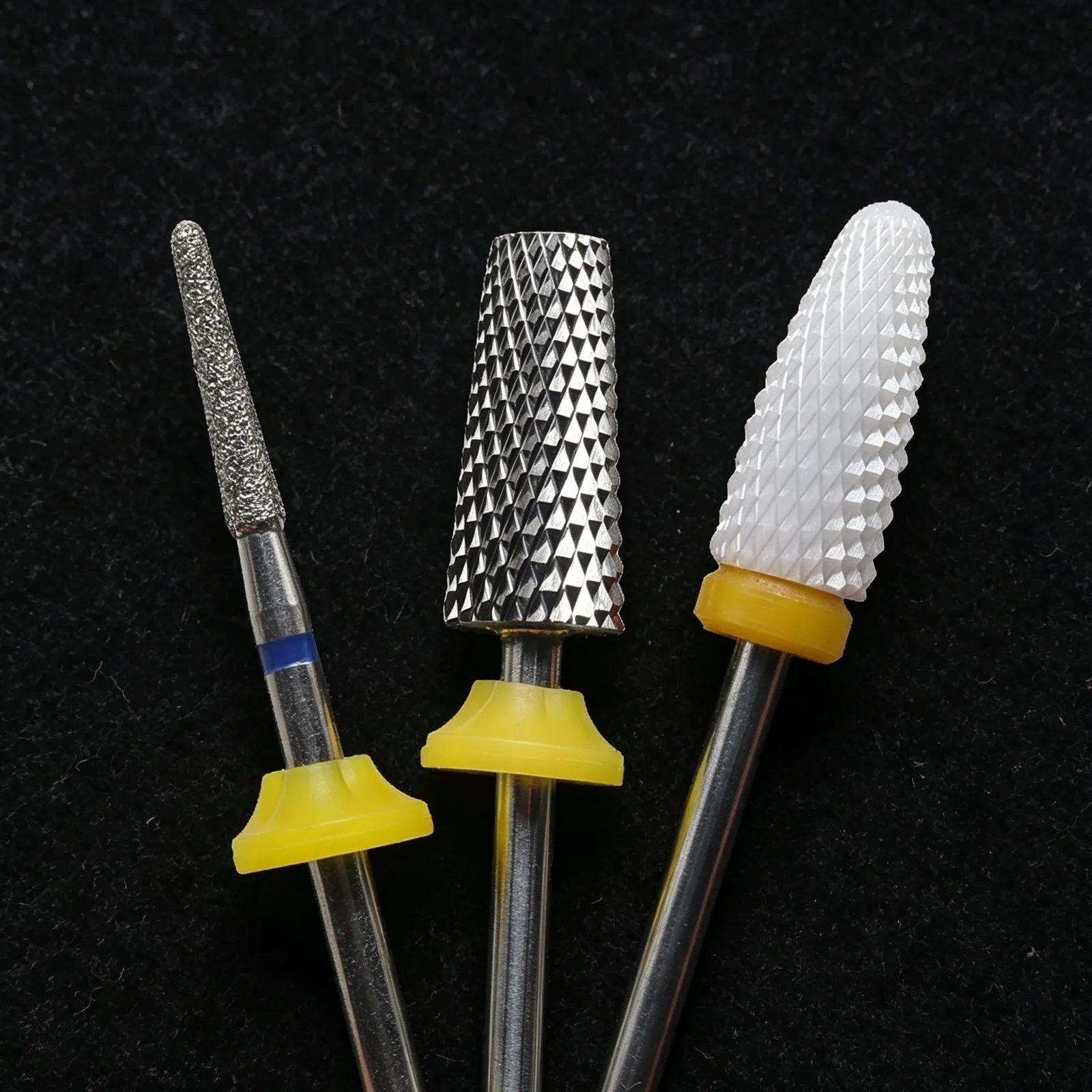 Nail Drill Dust Protector Caps 100 Piece Tight Fit Plastic Covers for Electric Manicure Tools