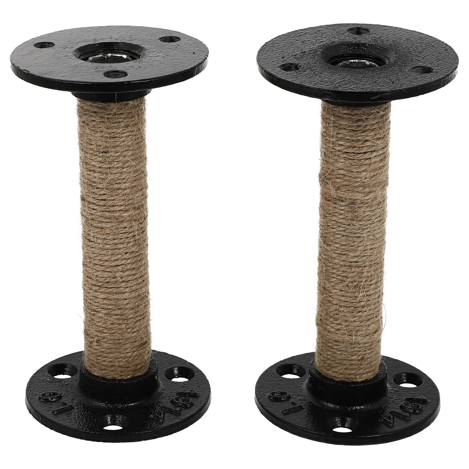 

2 шт. Прочные железные опоры для полок, столов, письменных столов, приставных столиков, простая сборка, экологически чистый материал, светло-коричневый цвет, профессиональные.