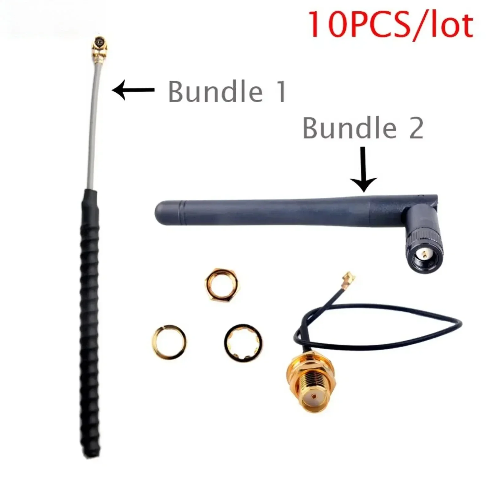 10PCS 868MHz/915MHz FPC LoRa Antenna 1.13 Interface for ESP32 LoRa32-V3/LoRa32u4 II Board 2 Style Antenns Choice