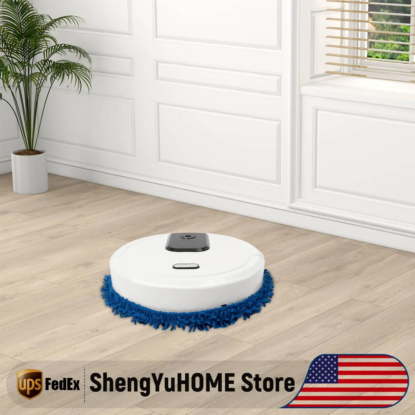 

Машина для мытья полов с сухой салфеткой Влажные салфетки USB-кабель для зарядки и бутылка для заправки воды 3 в 1, умная автоматическая подметальная машина для пыли ABS