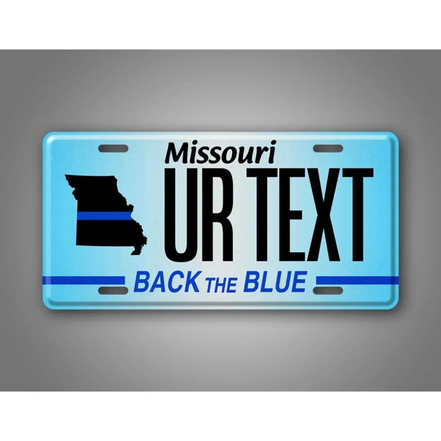 [2D Flat] 1pc Personalized Custom Vintage Missouri Metal Plaque 6x12 Inch Weatherproof Backyard Bar Decor Only For Decoration