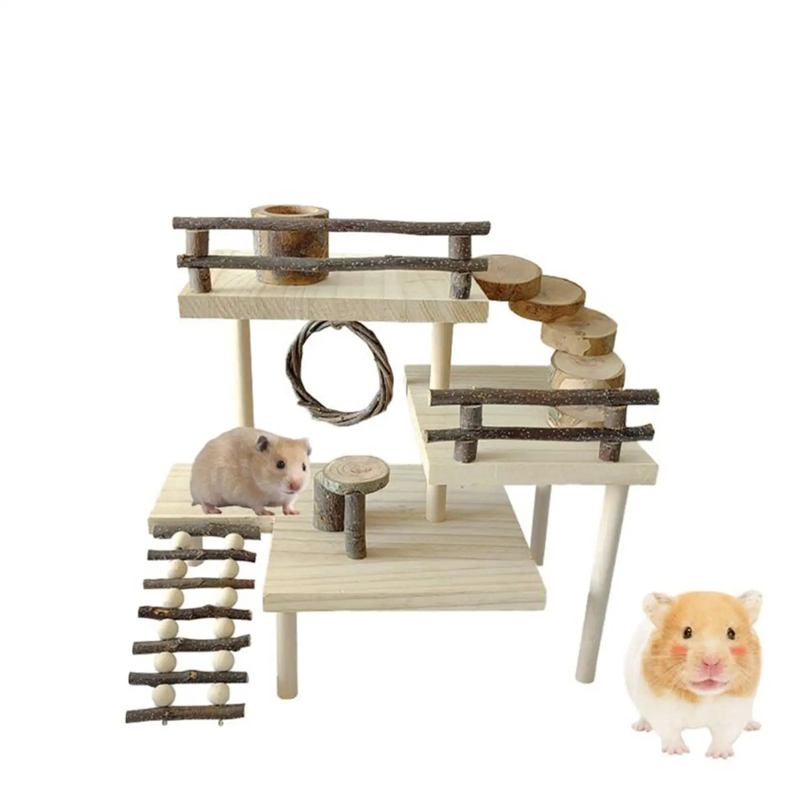 

Hamster Toy Playground Platform for Swinging Pet Supplies Dwarf Hamster