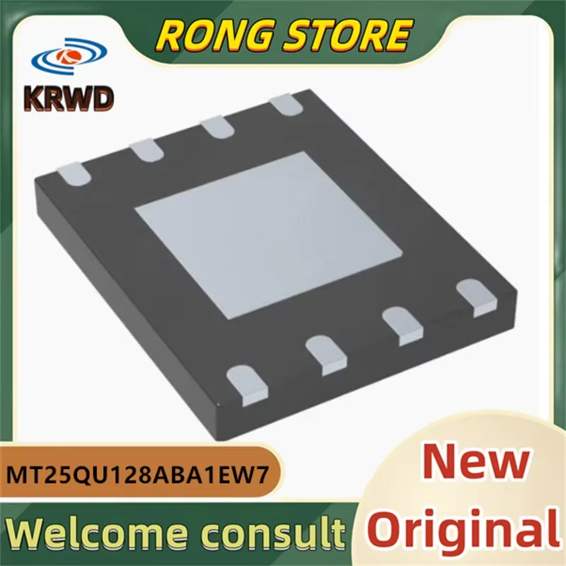 2PCS MT25QU128ABA1EW7-0M02I  New original MT25QU128ABA1EW7  MT25QU128ABA1 DFN8