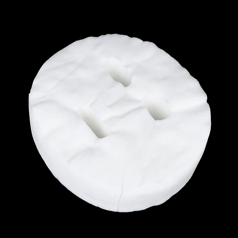 100 pièces Masque Facial papier Nature tissu Non tissé bricolage feuille de Masque Facial