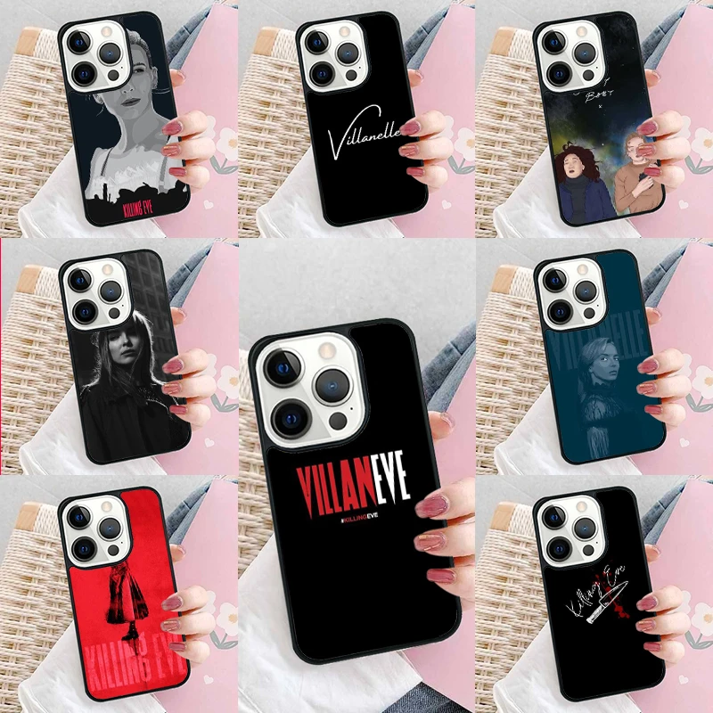 Villanelle Killing Eve Phone Case Cover for iPhone 16 Promax 15 Pro 13 14 Plus 11 12 Mini XR XS MAX Coque