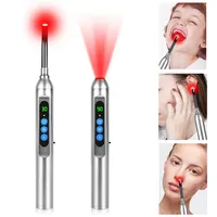 Red Light Therapy Device Canker Sore Cold Sore Treatment Infrared Light Therapy Wand for Mouth Nose Ear Knee Feet Hands Ankle