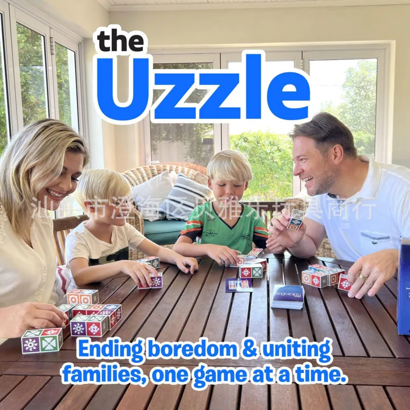 

UZZLE PUZZLE Spatial Logic Thinking Board Game Matching Parent Child Interactive Developing The Brain Toy Children Birthday Gift