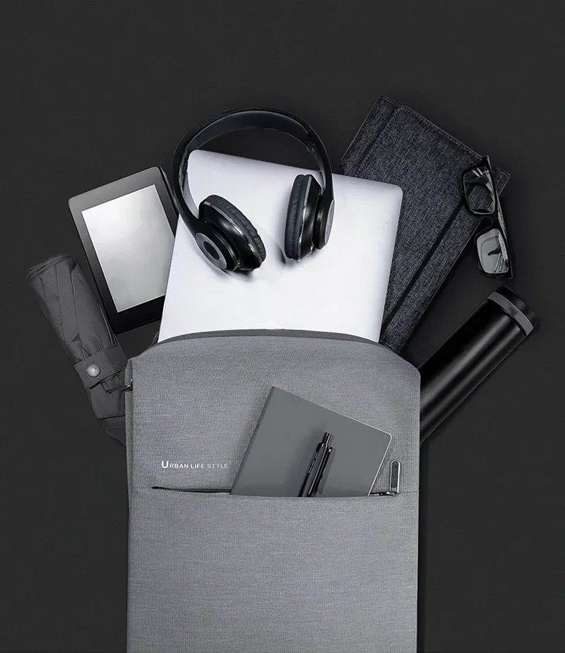 شاومي-حقيبة ظهر للأعمال للسفر مقاومة للمياه ، نمط الحياة الحضرية ، حقيبة ظهر جديدة للمدينة ، حقيبة كمبيوتر محمول للحياة الذكية ، 15.6"