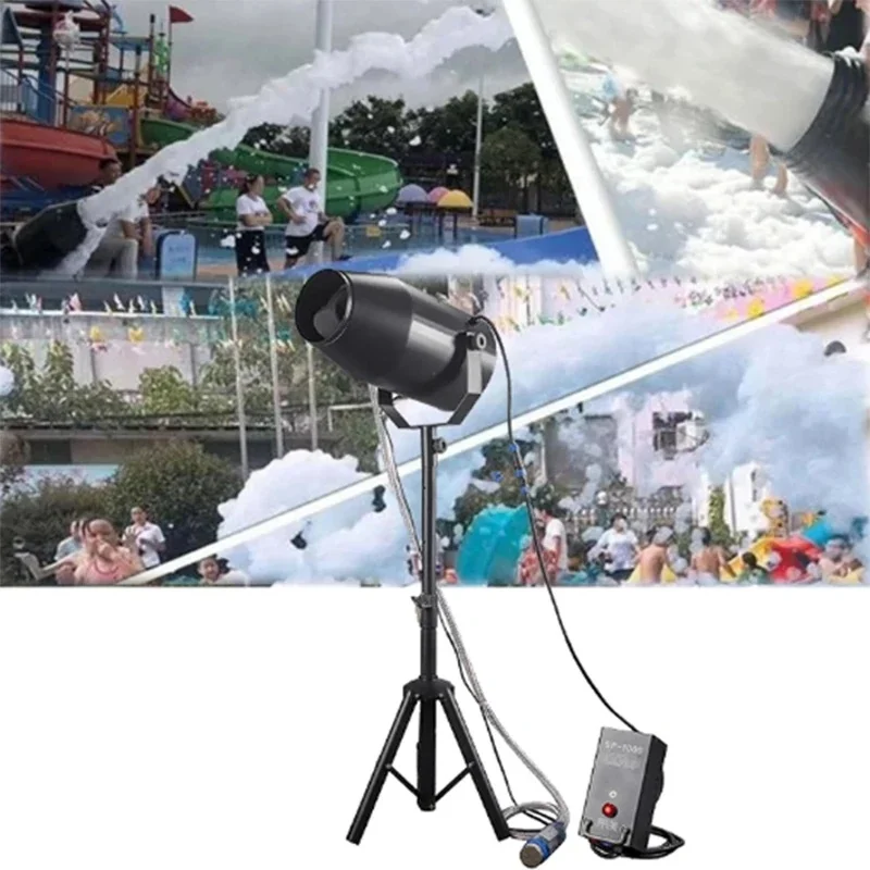 from Poland Warehouse Mini Froth Machine 1000W Foam Sprayer Bubble Making Machine for Outdoor Swimming Pool Water Party Machine