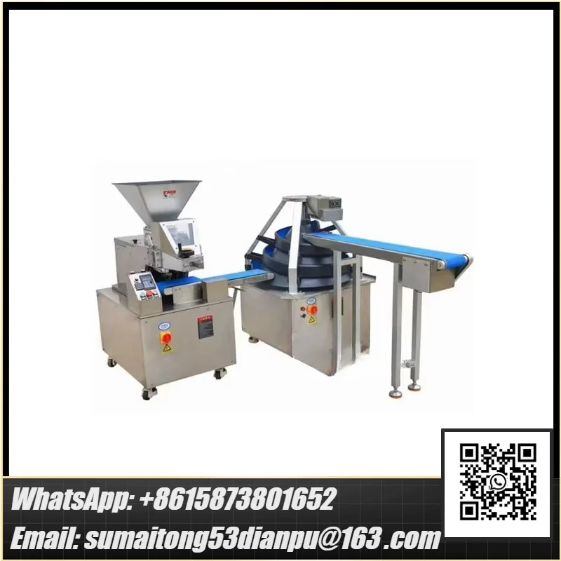 Continuously Automatic Bread Hamburger Dough Divider Rounder