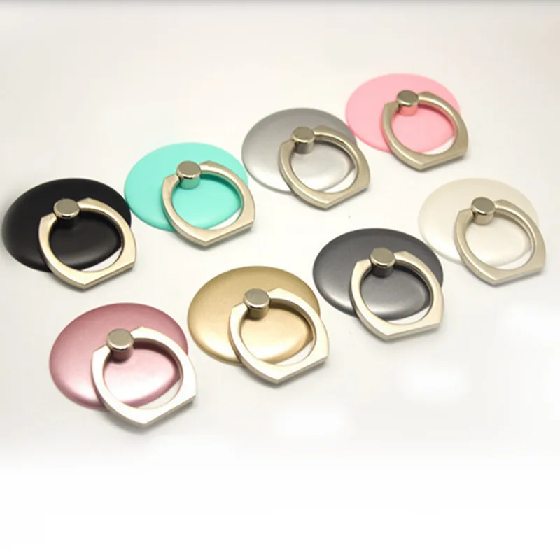 360 Degree Reuse Circle Finger Ring Smartphone Phone Stand Holder Mobile Phone Holder Stand For iPhone Huawei All Phone