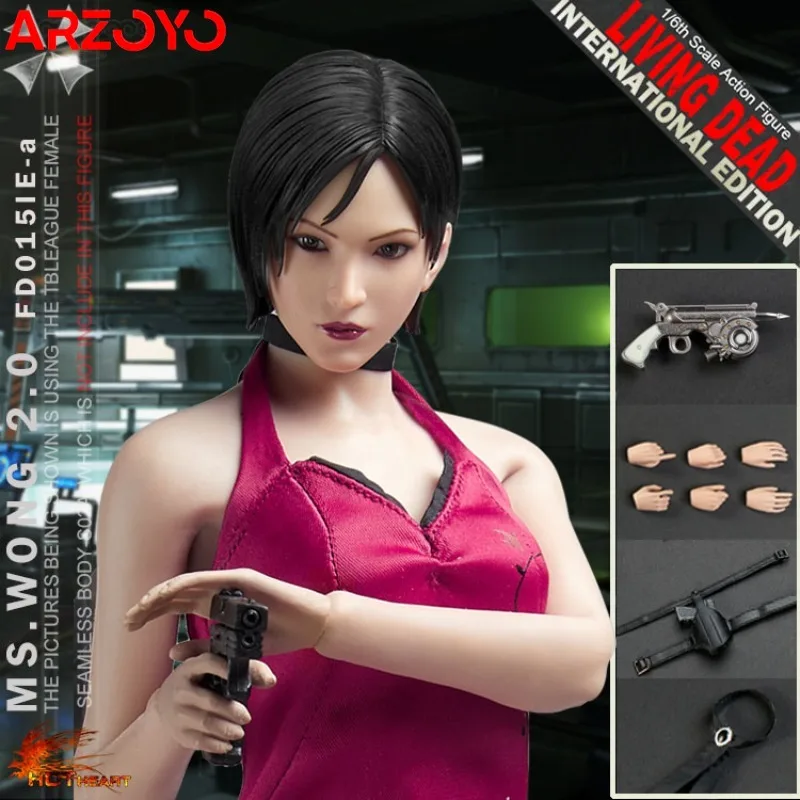 2024 Q4 Hot Heart FD015IE 1/6 Scale Ada Wong 2.0 Action Figure 12'' Female Solider Figurine Model Full Set Collectible Toy