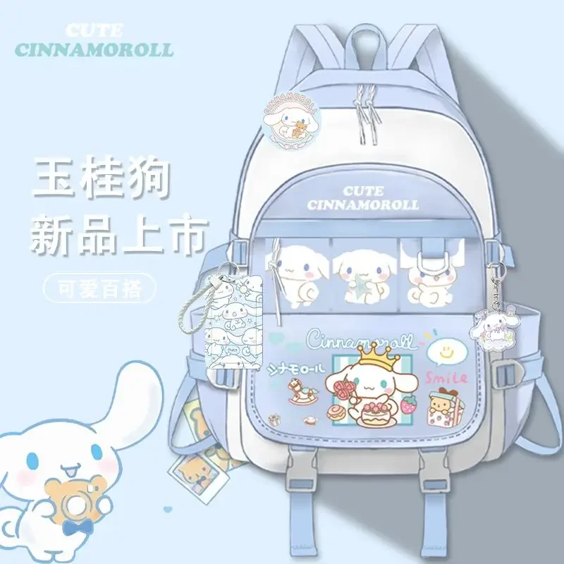 Sanrio Jade Hanging Dog New Schoolbag Large Capacity Student Lightweight Ins Mori Backpack All-Match Unisex Backpack Fashion