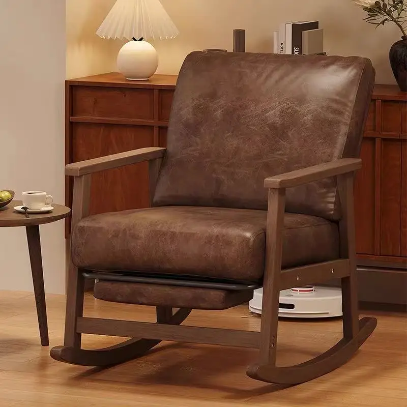 

Rocking Reading Living Room Chairs Comfortable Relax Luxury Bedroom Chairs Mobile Gaming Fauteuil Salon Chinese Style Furniture