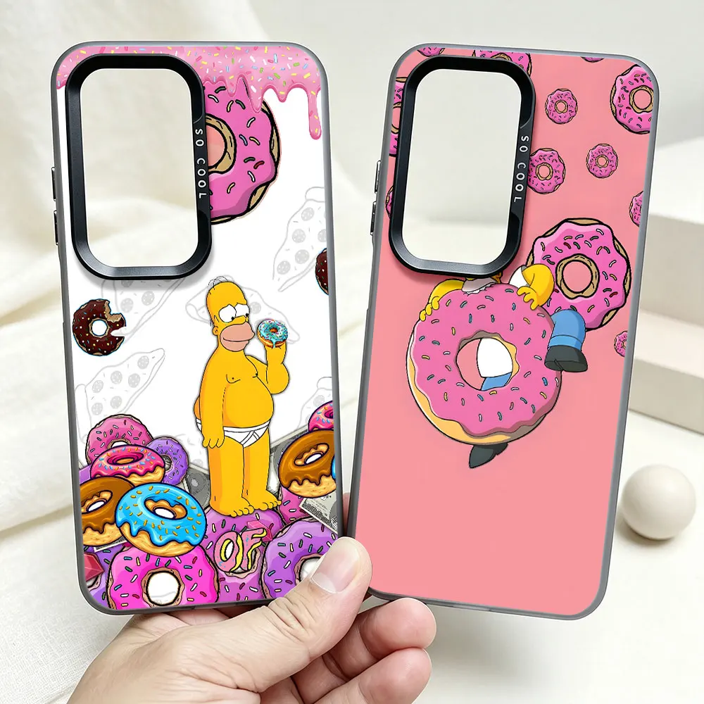 Shockproof Case for Samsung Galaxy A07 A04 A04s A10 A20s A04e A05s A06 A50 A50s A20 A30 A02 Phone Cover Funny The Simpsons Cute