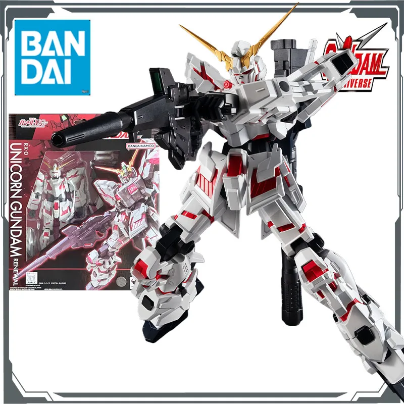 

Bandai Original GUNDAM UNIVERSE Unicorn Gundam Anime Action Figures Toys for Boys Christmas Gift Collectible Model Ornaments