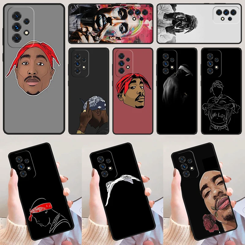 

Rapper 2pac Singer Tupac For Samsung A52 A72 A73 A20e A21S A50 A70 A11 A12 A42 A31 A40 A51 A71 A32 A80 A91 Phone Case Cover