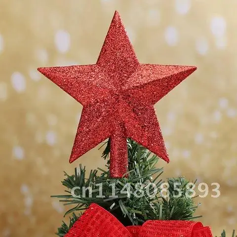 Christmas Decorations 15/20Cm Christmas Tree Five-Pointed Star Top Decoration New Year Christmas Party Supplies Home Decorations