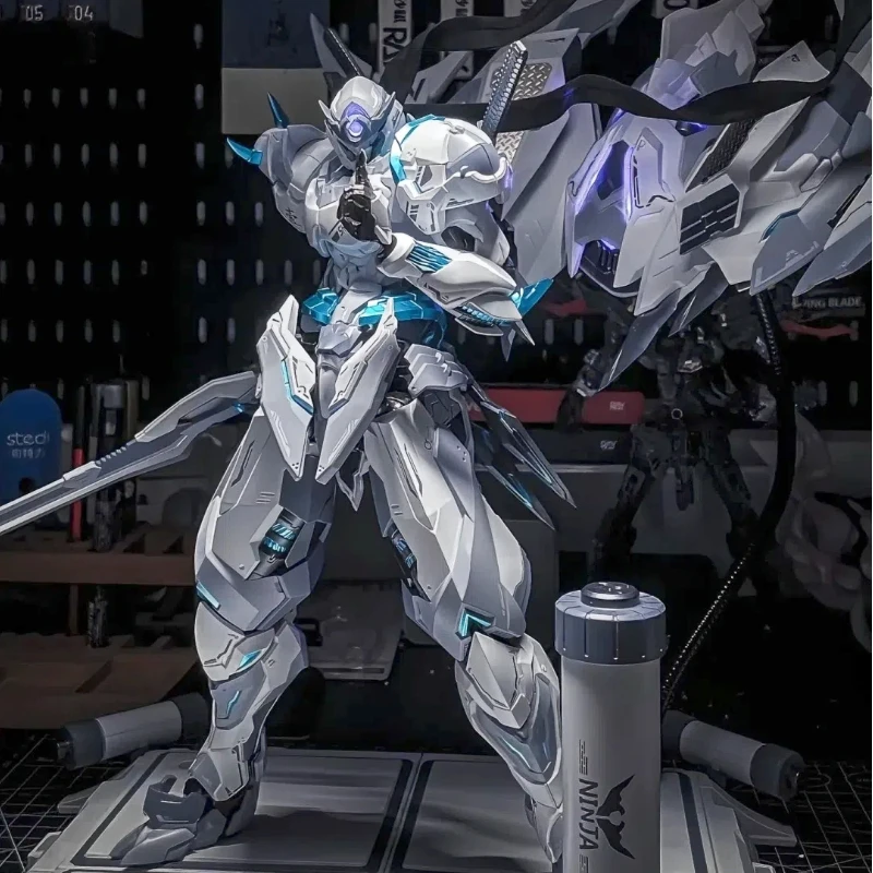 

Zen Of Meta Shadow Domain Ninja White Ghost Alloy Action Figures Gk Model Kit Multi Accessories Toy Exquisite Handsome Ornament