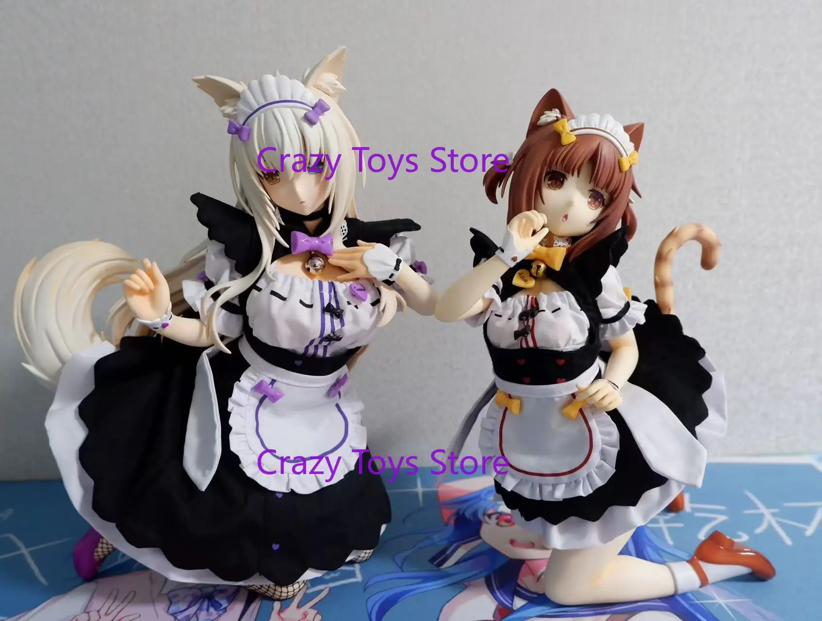 

Мягкая версия фигурки Cat Girl Paradise Sister Maid Coconut Beautiful Girl, двухмерные украшения ручной работы