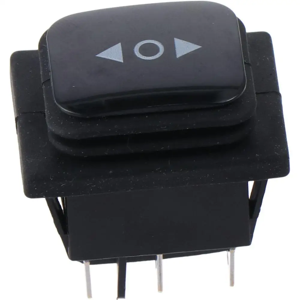 Momentary Polarity Reverse Switch Waterproof DC 12V 10A Control Motor (ON)-Off-(ON) AC 110V-220V 6 Pin 3 Position Toggle Switch