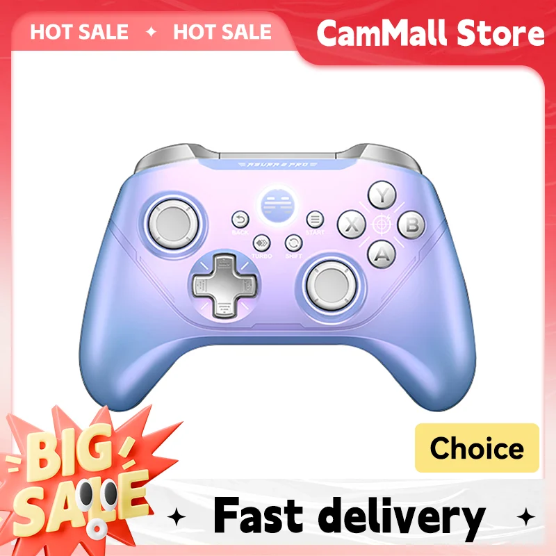 Multi-Mode Wireless Game Controller Mechanical Button for Computer And TV - New Wireless Gamepad with Adjustable Design