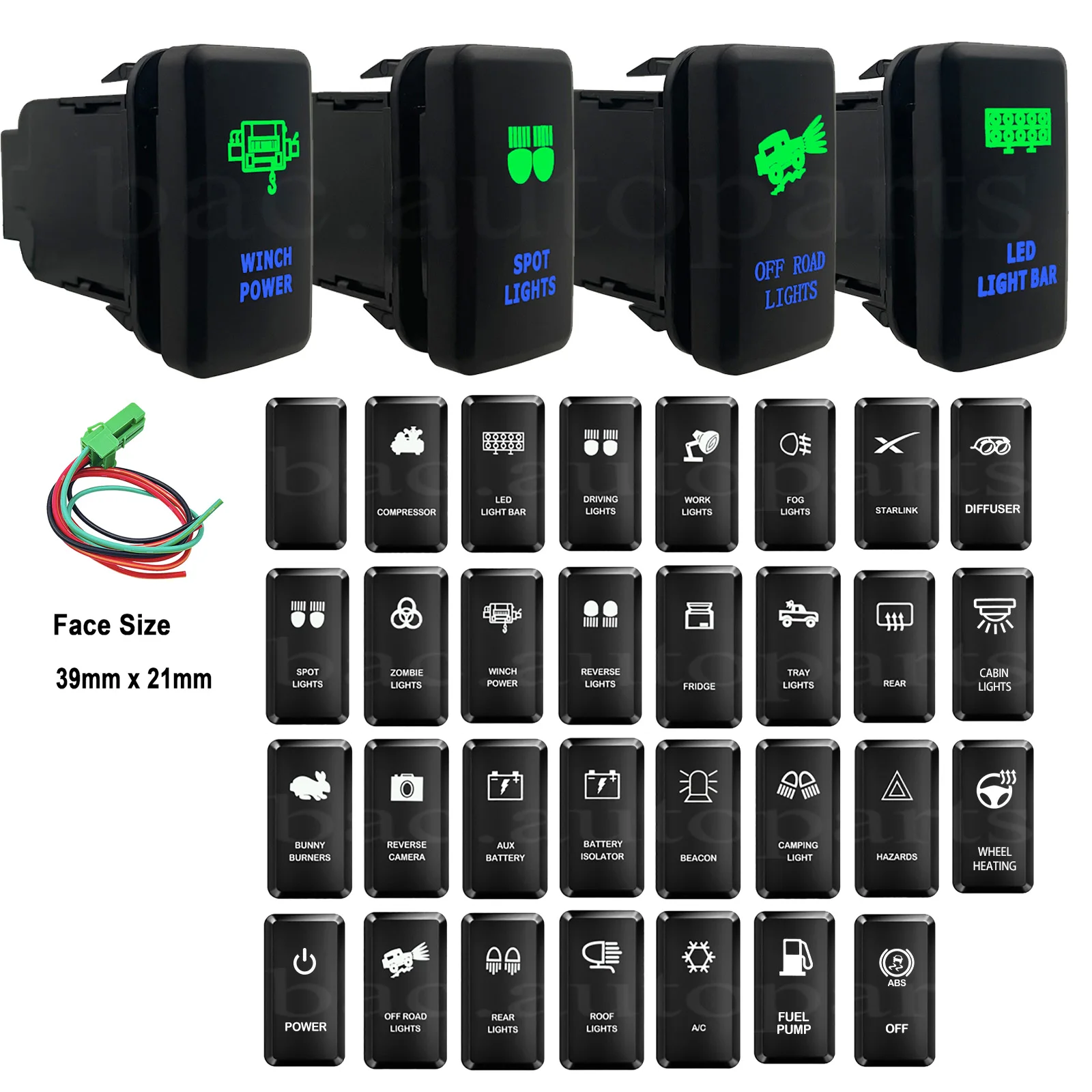 12V Green/Blue Led …