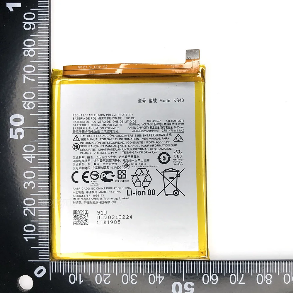 Original Genuine Replacement Batteria 3000mAh Battery For Motorola Moto E6 Play XT2029 XT2029-1 KS40 Batteries+Tracking Number