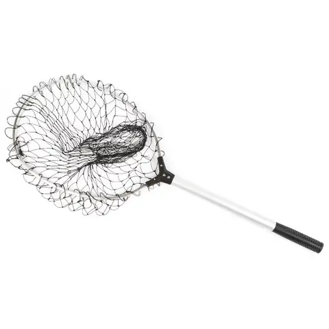 Fishing Landing Net 18 in x 12 in Fish-Friendly Mesh with 18 in Handle
