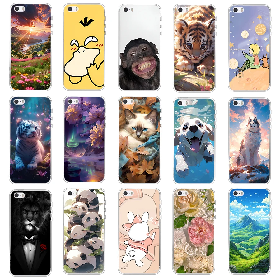 4 For iphone 4/4s/5/5s/5c/6/6s/6 plus/6s plus Case TPU Soft Silicon Protecitve Shell Cover casing