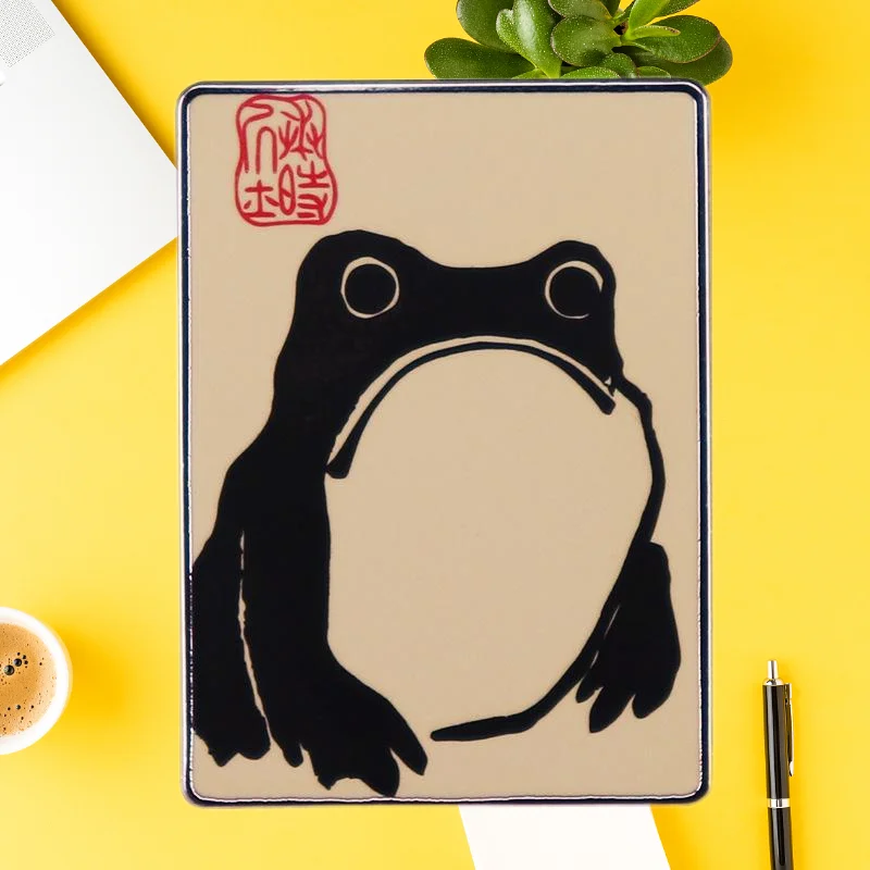 

Japanese Art Frog Painting Brooch Vintage Frog Badge